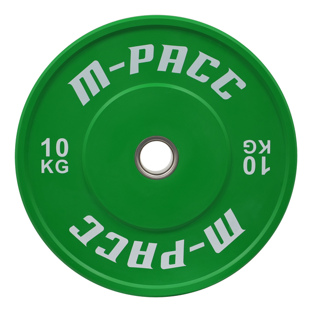 M-PACC Premium Olympic Coloured Bumper Plates