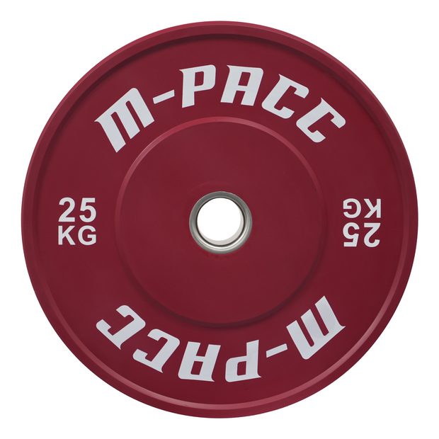 M-PACC Premium Olympic Colour Bumper Plate - 10 x 25kg Plate Set
