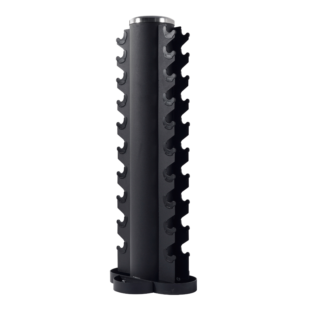 M-PACC Premium Rubber Hex Dumbbell 1-10kg Set with Rack (10 Pairs) M-Pacc