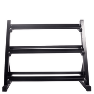 M-PACC Premium Rubber Hex Dumbbell 2.5-25kg Set with Rack (10 Pairs) M-Pacc