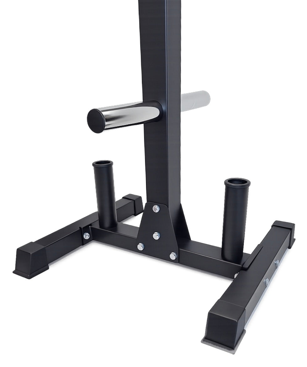 M-PACC Olympic Weight Plate Storage Tree & Barbell Holder