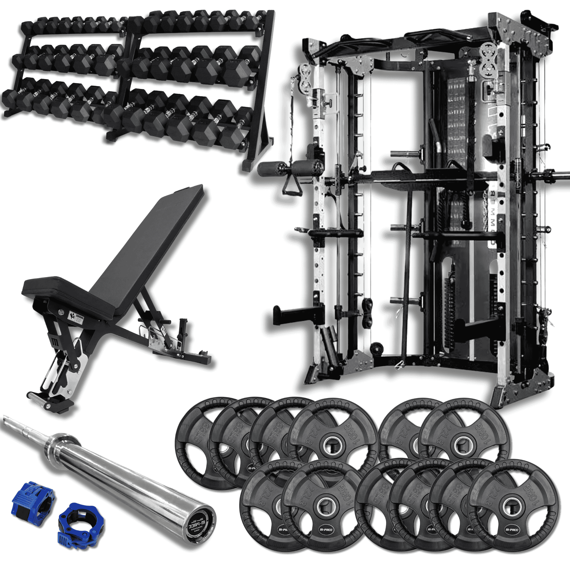 M-PACC M1000 All-In-One Functional Trainer & Smith Machine Package 1 M-Pacc