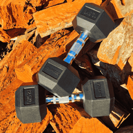 Premium Rubber Hex Dumbbells M-Pacc