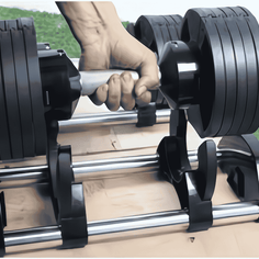 4kg-24kg Adjustable Dumbbell - PAIR M-Pacc