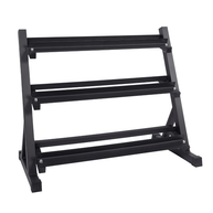 Commercial 3-tier Hex Dumbell Rack - Rack Only (8 Pairs) M-Pacc