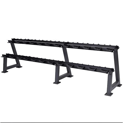 2-tier Heavy Duty Dumbell Rack - Rack Only (12 Pairs) M-Pacc