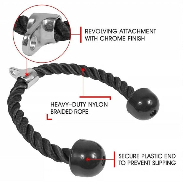 M-PACC Tricep Rope Cable Attachment