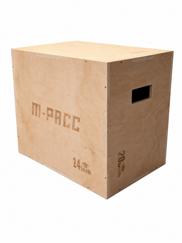 M-PACC 3 in 1 Wooden Plyo Box 30" x 24" x 20"