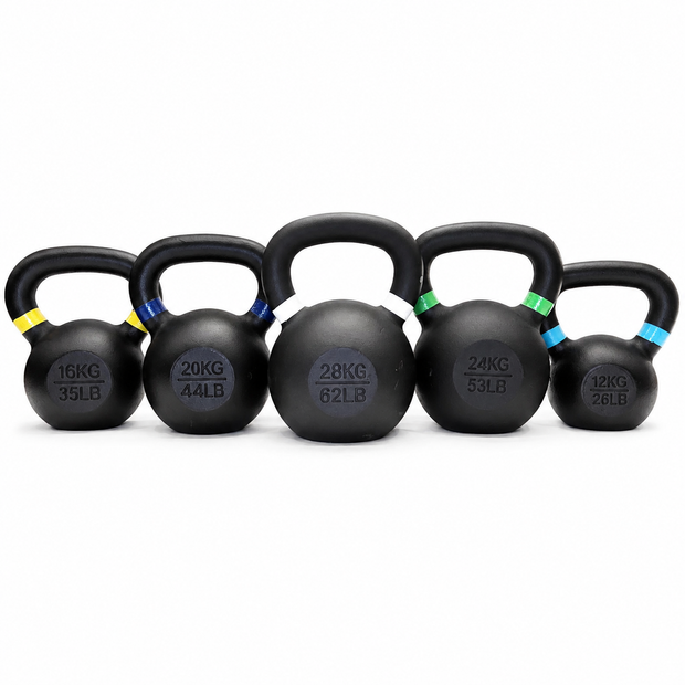M-PACC Cast Iron Kettlebell Set (12kg-28kg)