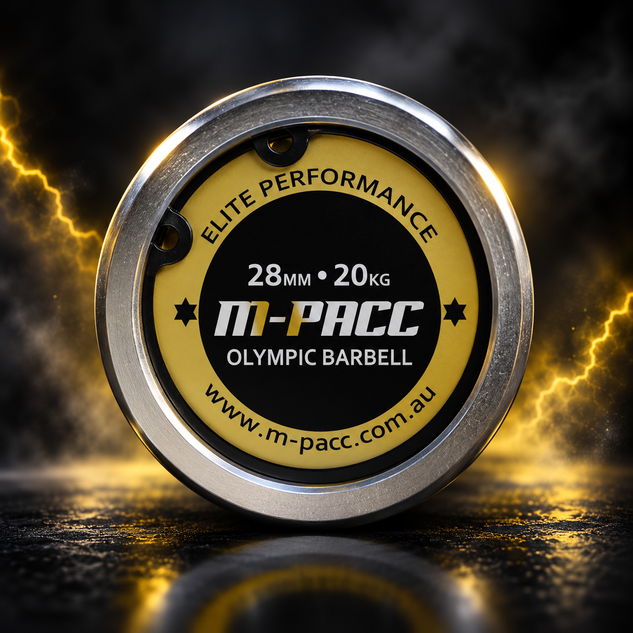 M-PACC Stealth Olympic Barbell - 20kg