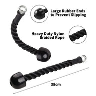M-PACC Single Tricep Rope 38cm Cable Attachment | PRE ORDER - DUE EARLY NOV